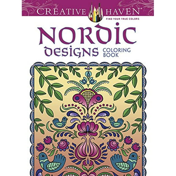 Pre-Owned Creative Haven: Nordic Designs Coloring Book (Paperback) 0486803546 9780486803548