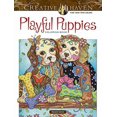 thumbnail image 1 of Pre-Owned Creative Haven Playful Puppies Coloring Book (Paperback) 0486812685 9780486812687, 1 of 1