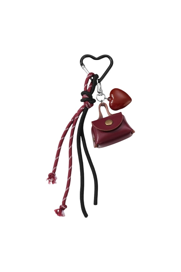 Creative Heart Tassels and Bows Keychain for Decorating Handbags and Purses with a Sweet Korean Styles Bag Pedant