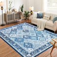 Creative Heavy Pearl Velvet Washable Backed Foldable Printed Area Rug