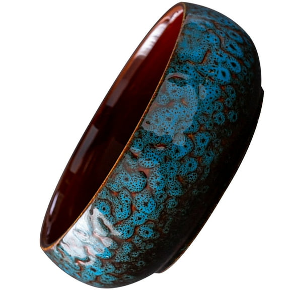 Creative High Temperature Ceramic Planter Bowl for Succulents and Water Plant with Unique Glazed Finish Home Decoration