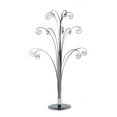 thumbnail image 1 of Creative Hobbies 20 Inch Tall Ornament Display Tree, Bright Siver Chrome Plated, Holds 15 Ornaments, 1 of 3