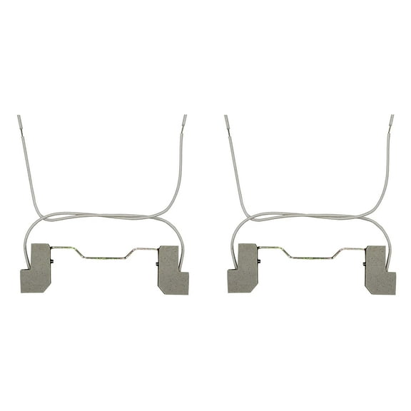 Creative Hobbies 5 1/2" Double Ended Halogen Socket with Bracket - Ideal for Work Lights & Flood Lights | Pack of 2