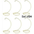 thumbnail image 1 of Creative Hobbies 8 inch Tall Gold Ornament Display Stand Hanger Holder, Case Pack of 24 Stands, 1 of 4