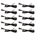 thumbnail image 1 of Creative Hobbies Black Lamp Cord, 8 Foot Long, Replacement Lamp Cord Lamp Repair Part, 18/2 SPT-1 Wire, UL Listed (10), 1 of 3