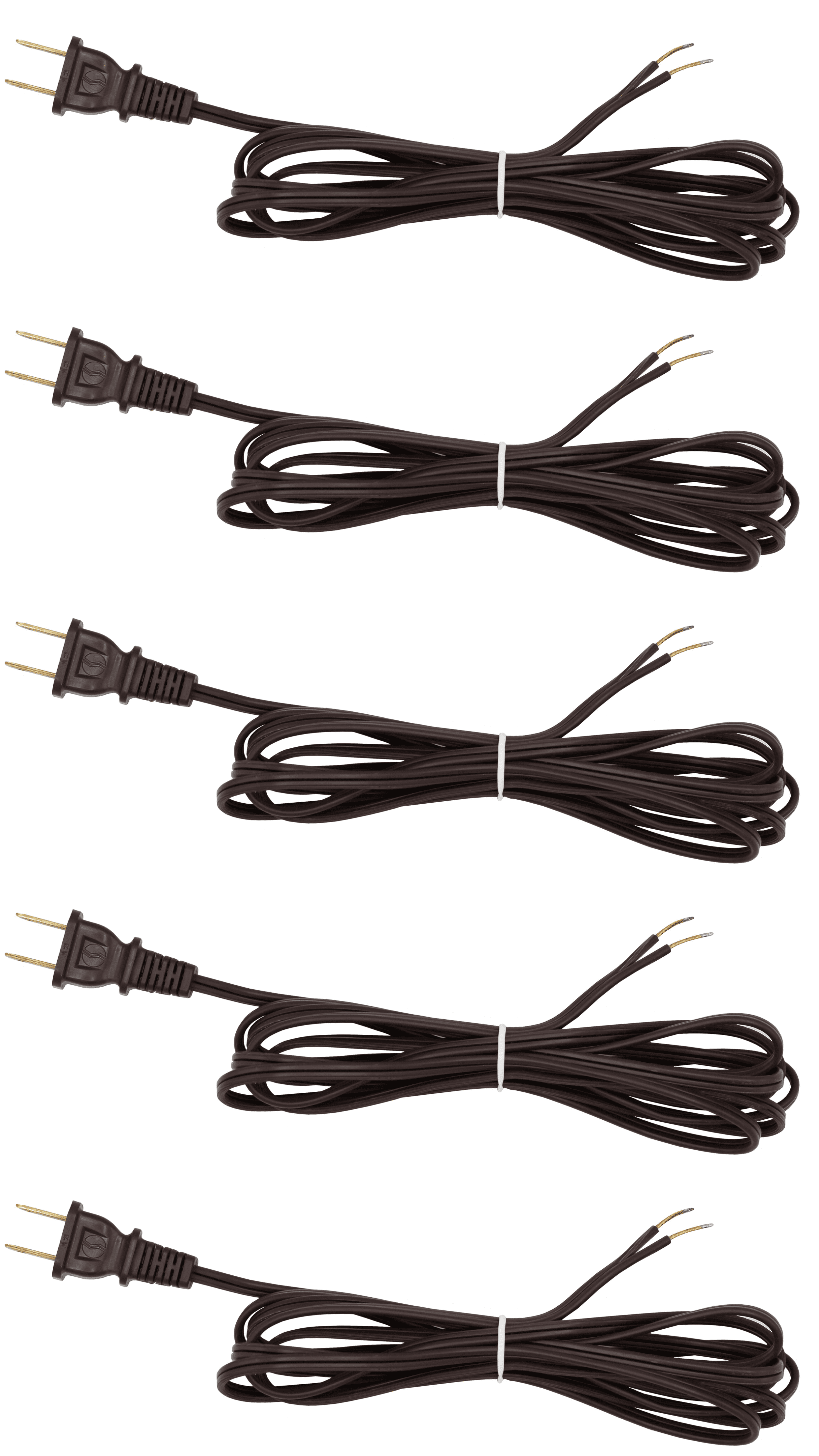Creative Hobbies Brown Lamp Cord, 8 Foot Long, Replacement Lamp Cord