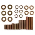 thumbnail image 1 of Creative Hobbies ELYPACK - 28 Piece Lamp Repair Hardware Assortment Pack, Includes Pipe Nipples, Washers, Lock Nuts, 1 of 3