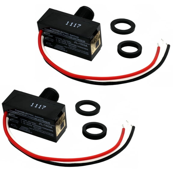 Creative Hobbies JL-103A, 4.2 Amps, 120 V 500 Watts Weather Proof Electrical Switches 2 Pieces