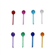 Creative Hobbies Lights Up Small Pin Globe Light Ornaments, Plastic Assorted, 0.01 lb