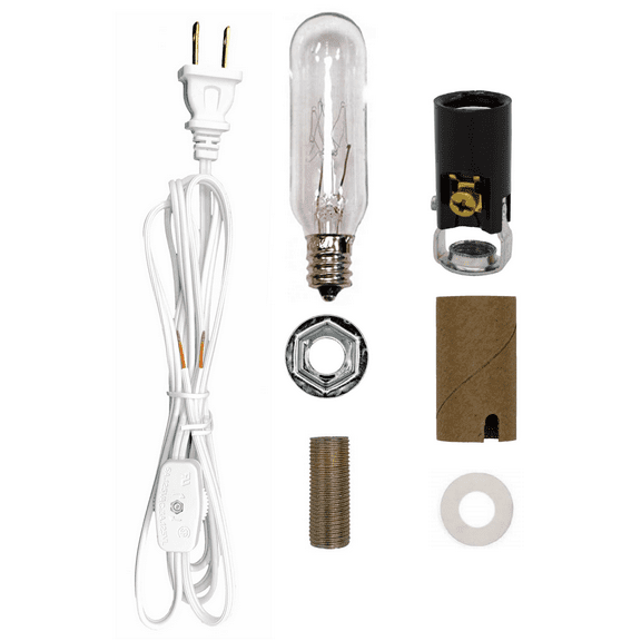 Creative Hobbies ML2-15B6 Medium Christmas Tree Wiring Kit, 15 watt bulb, Great For Lighting Medium Size Objects