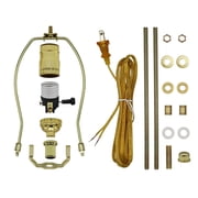 Creative Hobbies ML94KIT Premium Lamp Kit with All Parts for DIY Lamp Design or Repair (Gold)