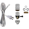 thumbnail image 1 of Creative Hobbies Make a Lamp or Repair Kit - All Essential Hardware, 3 Way Socket, and Electric Cord (Silver), 1 of 5