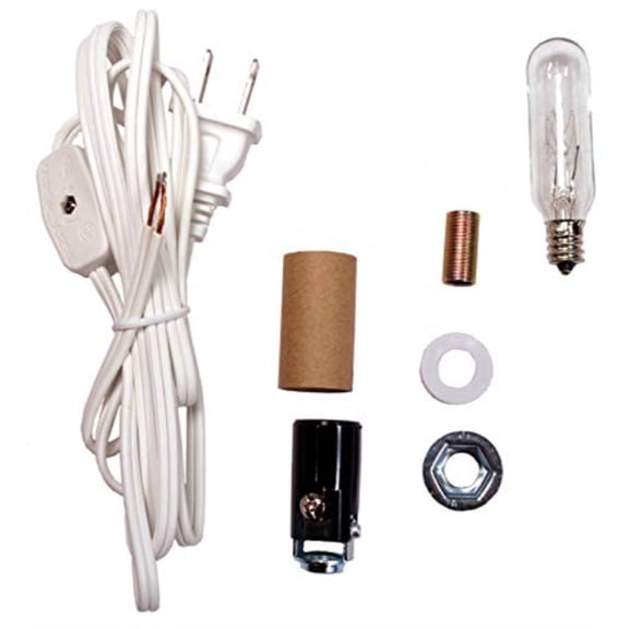 Creative Hobbies ML2-25B6 Medium Christmas Tree Wiring Kit 25 watt Bulb Great for Lighting Medium Size Objects E12 Candelabra Base