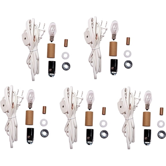 Lot of 5 - Small Christmas Tree Wiring Kits #ML2-B6, For Lighting Small Objects