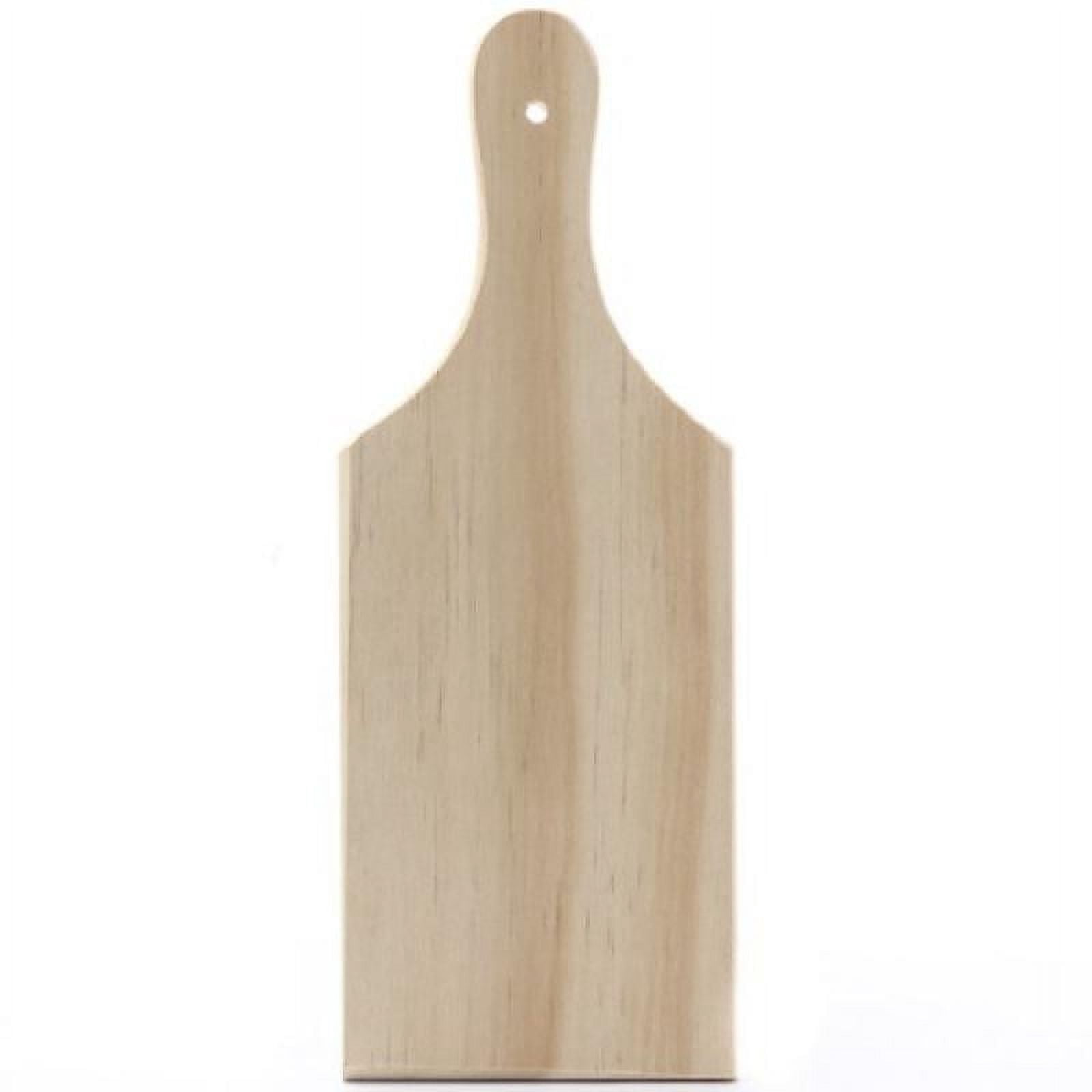 Creative Hobbies Small Unfinished Wooden Cutting Boards - Mini Charcuterie for Decorating and Crafting, 9.25 H x 3.5 W x
