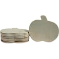 thumbnail image 1 of Creative Hobbies Unfinished Wood Pumpkin Cutout Shapes, Ready to Paint or Decorate, 3.5 Inch Wide | 12 Pack, 1 of 3