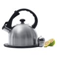 thumbnail image 1 of Special 3 Pc. Set - 1.5 Qt Stainless Steel Tea Kettle/Stainless Steel Tea Ball/7.5" Round Slate Trivet, 1 of 2