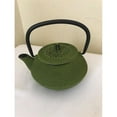 thumbnail image 1 of Creative Home 73474 10 oz Kyusu Cast Iron Tea Pot - Green, 1 of 1