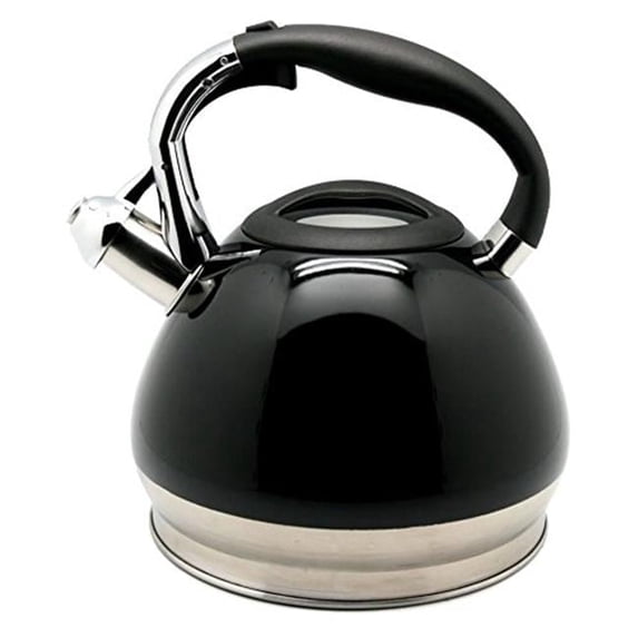 Creative Home 77057 3.5 qt Triumph Whistling Black Tea Kettle