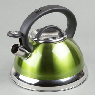 Creative Home 77075 1.0 qt. Nobili Stainless Steel, Copper Tea Kettle with Removable Infuser Basket