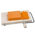 thumbnail image 1 of Creative Home Byzantine-Champagne Marble 5" L x 8" W Cheese Slicer, 1 of 6