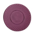 thumbnail image 1 of Creative Home Cast Iron 3.75" Round Coaster/Trivet, Purple, 1 of 10