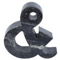 thumbnail image 1 of Creative Home Natural Black Marble Stone Bookend Paper Weight for Office or Home Decoration, 1/2" W x 5-7/8" H, 1-1/2" D, Dark Gray, 1 of 3