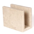 thumbnail image 1 of Creative Home Natural Champagne Marble Tabletop Napkin Holder Stand Tissue Paper Dispenser, 3" x 5-5/8" x 4-1/2" H, Beige, 1 of 3