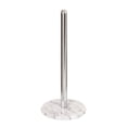 thumbnail image 1 of Creative Home Natural White Marble 5" x 5" x 12.6" Paper Towel Holder with Chrome-Plated Rust-Resistant Pole, 1 of 11