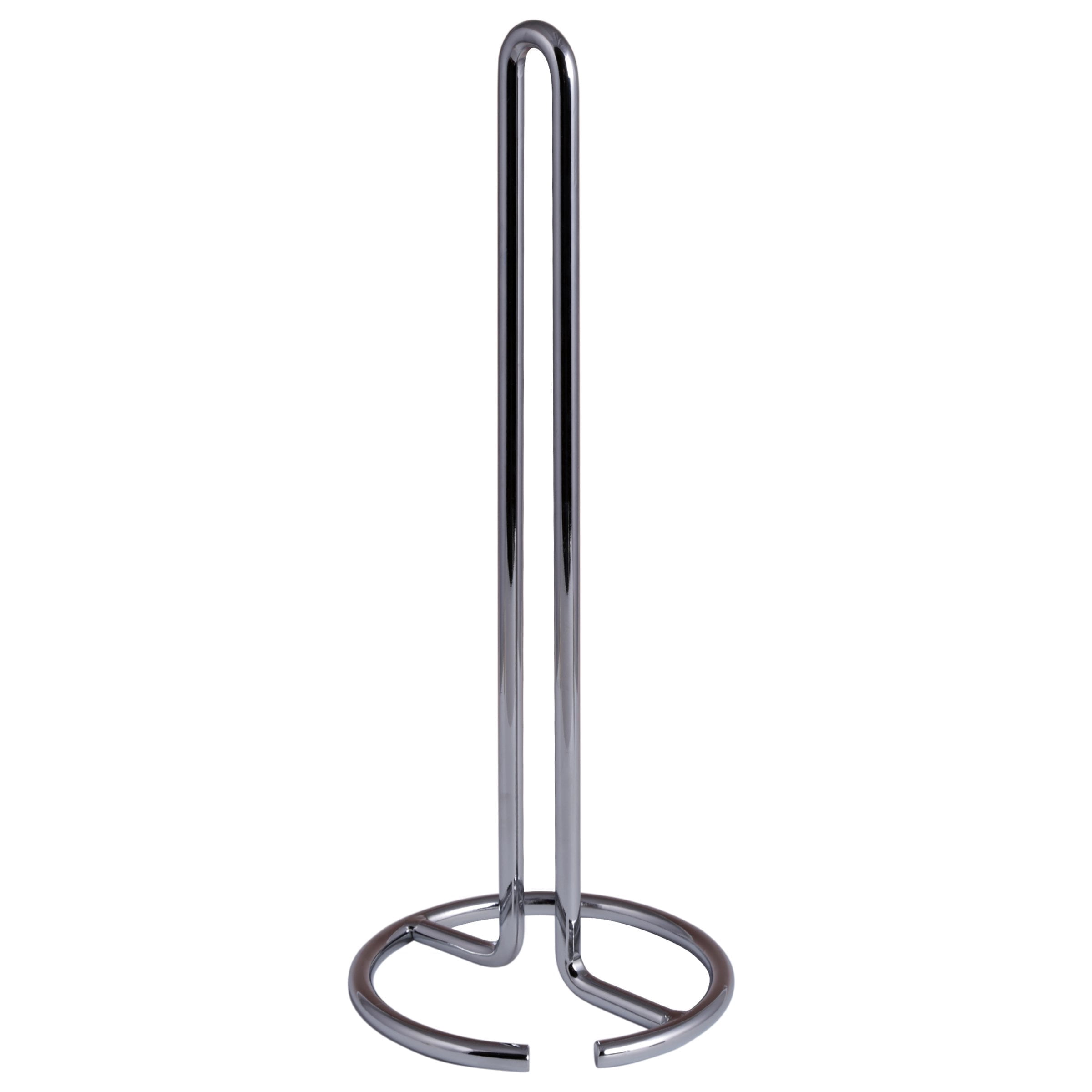 Creative Home Chrome Plated Iron Paper Towel Holder, 4.75" x 4.75" x 11.25"
