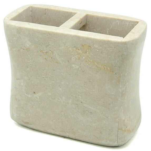 Creative Home Marble Bath Rectangular Toothbrush Holder - Curvy Shape