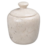 Creative Home Marble Boulder Cotton Ball Holder