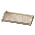 thumbnail image 1 of Creative Home Natural Champagne Marble Arch Vanity Tray Towel Holder Bathroom Countertop Organizer, Small, 1 of 2