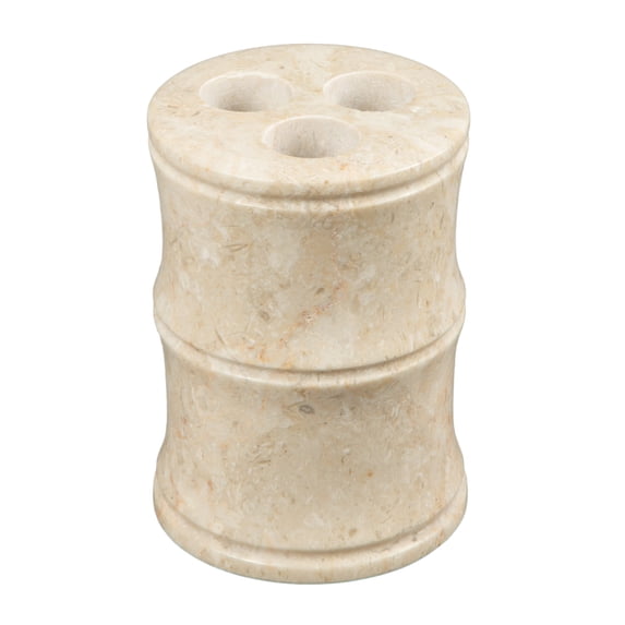 Creative Home Natural Champagne Marble Panda Collection Toothbrush Holder Makeup Brush Holder Organizer