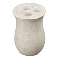 thumbnail image 1 of Creative Home Natural Champagne Marble Vase Collection Toothbrush Holder Makeup Brush Organizer, Beige, 1 of 5
