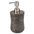 thumbnail image 1 of Creative Home Curvy Collection Polished Finish Charcoal Grey Marble 8 oz Freestanding Soap Dispenser, 1 of 9