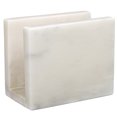 thumbnail image 1 of Creative Home Natural Off-White Marble Stone 3" x 5-1/2" x 4-1/2" H Table Top Napkin Holder, 1 of 4