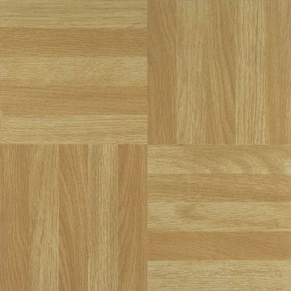 Glossy Square Self-Adhesive Vinyl Floor Tile for Kitchen and Bathroom