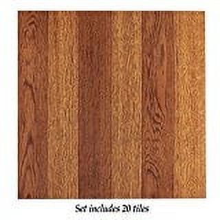 Medium Oak 12'' x 12'' Self-Adhesive Vinyl Tiles