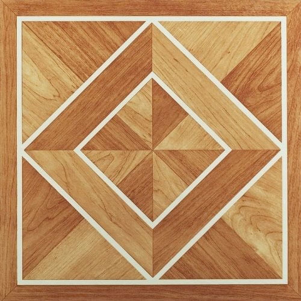 Creative Home: Nexus Vinyl Self Stick Tile: White: 1 Box 20 Tiles: Covers 20 Sq. Ft.