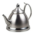 thumbnail image 1 of Creative Home Nobili-Tea 1.0 Quart Stainless Steel Tea Kettle with Infuser Basket and Aluminum Capsulated Bottom for Even Heat Distribution, Satin Finish, 1 of 5