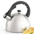 thumbnail image 1 of Creative Home Satin Splendor 2.8 Qt. Premium Stainless Steel Whistling Tea Kettle, Satin Finish, 1 of 6