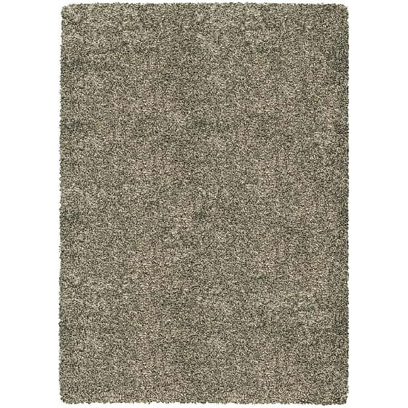 Creative Home Solid Retro Thick Shag Area Rug 5699-290 Dark Gray Concrete 6' 7" x 9' 6" Rectangle
