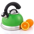 thumbnail image 1 of Creative Home Symphony 2.6 Qt. Stainless Steel Whistling Tea Kettle, Green, 1 of 5