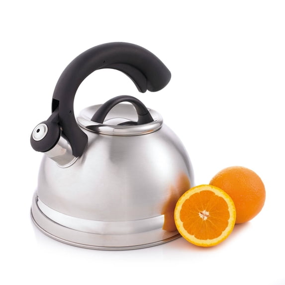 EVCO International 77036 Symphony 2.6 Qt Whistling White Tea Kettle