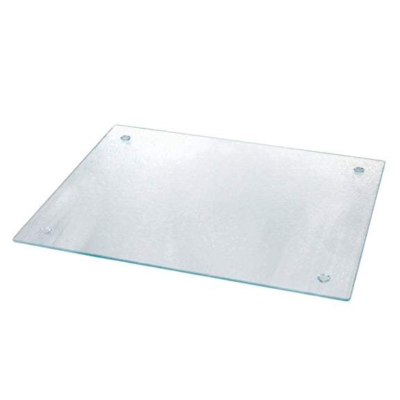Creative Home Tempered Glass Non-Slip 11" x 14" x 0.2" Cutting Board