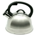 thumbnail image 1 of Creative Home Tribute Stainless Steel Whistling Tea Kettle Stove Top Tea Pot with Brushed Finish, Silver, 1 of 2