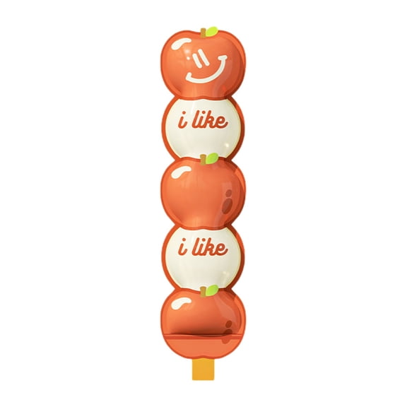 Creative Ice Ball Maker, Disposable Ice Bag with Apple Design, Fun Ice Cube Mold for Drinks and Beverages