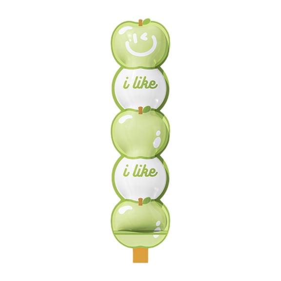 Creative Ice Ball Maker, Disposable Ice Bag with Apple Design, Fun Ice Cube Mold for Drinks and Beverages