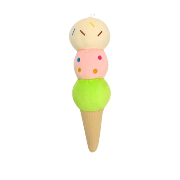 Creative Ice Cream Plush Massage Hammer Soft Stress Relief Toy For Home Office Relaxation